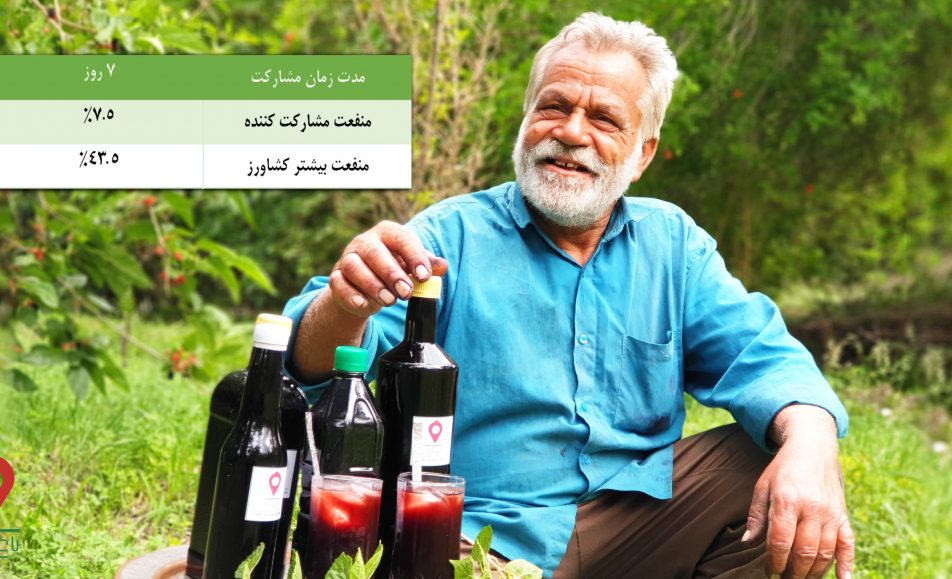 شربت توت سیاه رستم