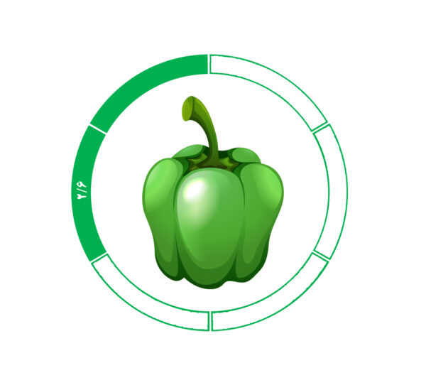 فلفل دلمه 2/6 فلفل دلمه 2/6