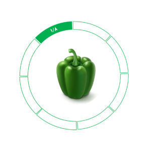 فلفل دلمه 1/8